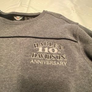 Harley Davidson Mens XL long sleeve gray shirt.